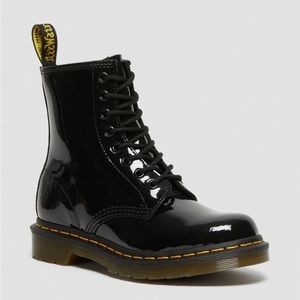 Dr. Marten’s 1460 patent leather boots
